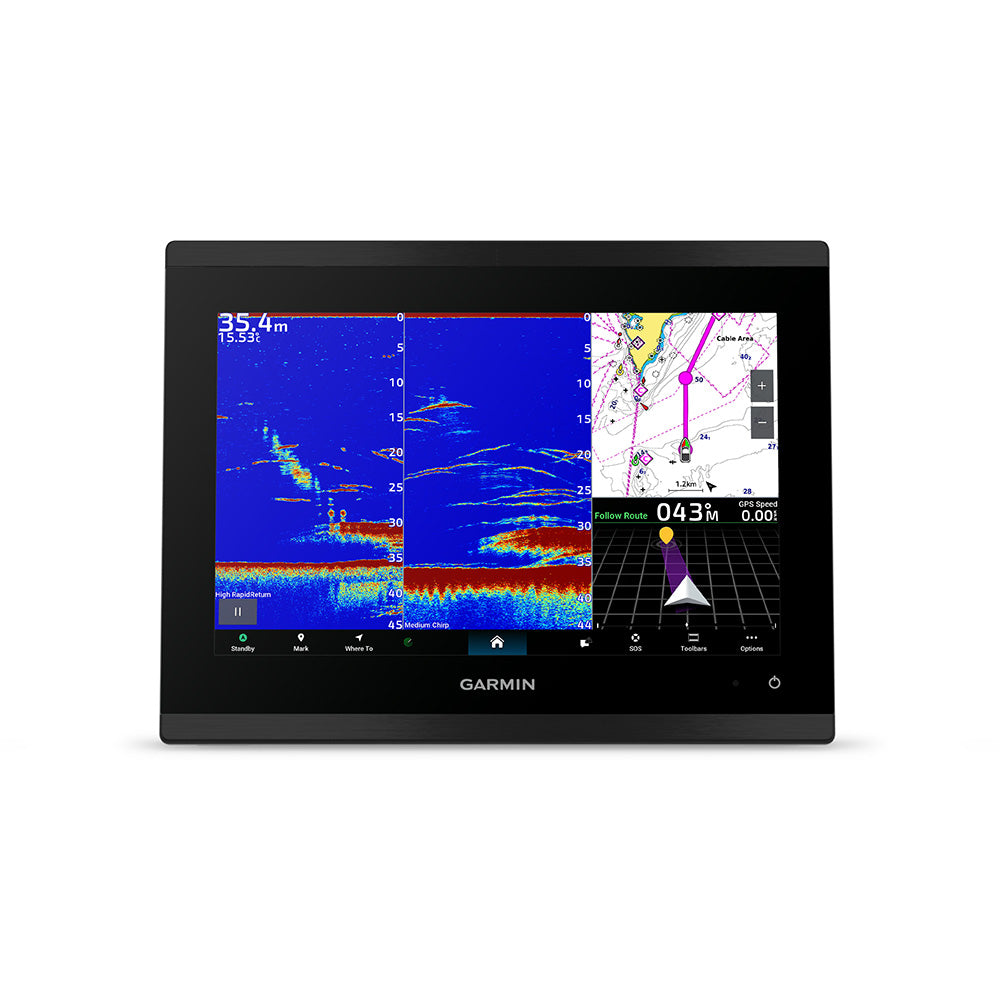 Garmin GPSMAP 9010xsv Premium ChartplotterSonar Combo wWorldwide Basemap 0100317502