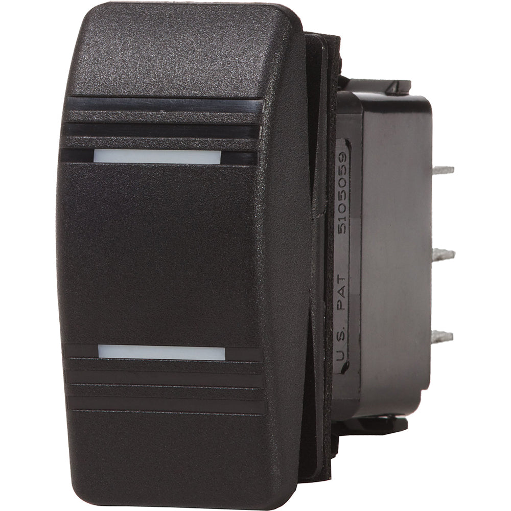 Blue Sea 8286 Water Resistant Contura III Switch  ONOFFON  Black 8286