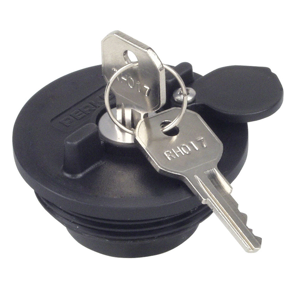 Perko Fuel System Locking Cap f 112 NonVented Fills  0520  0527  0528  0557  0599  1270 1324DP1BLK