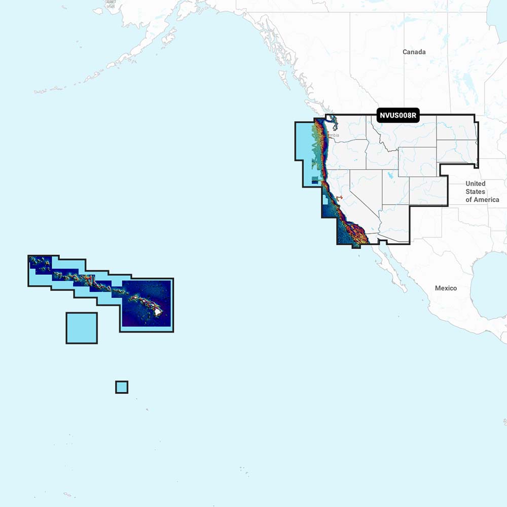 Garmin Navionics Vision NVUS008R US West 010C129200