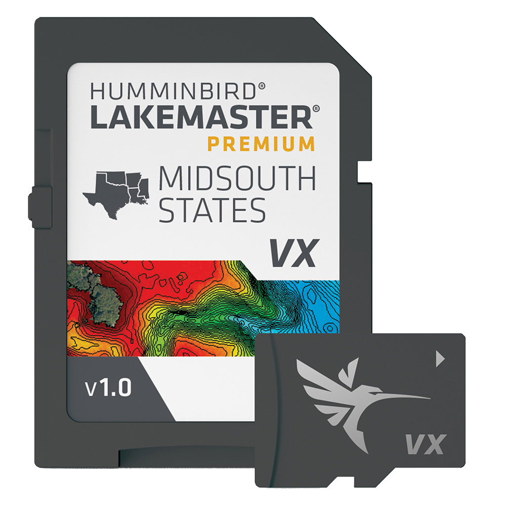 Humminbird LakeMaster VX Premium  MidSouth States 6020051